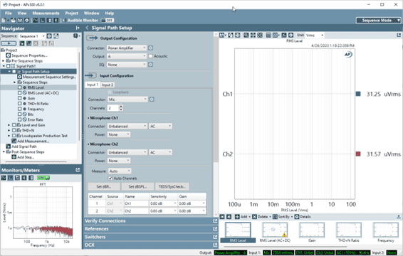 APx500-software-GUI